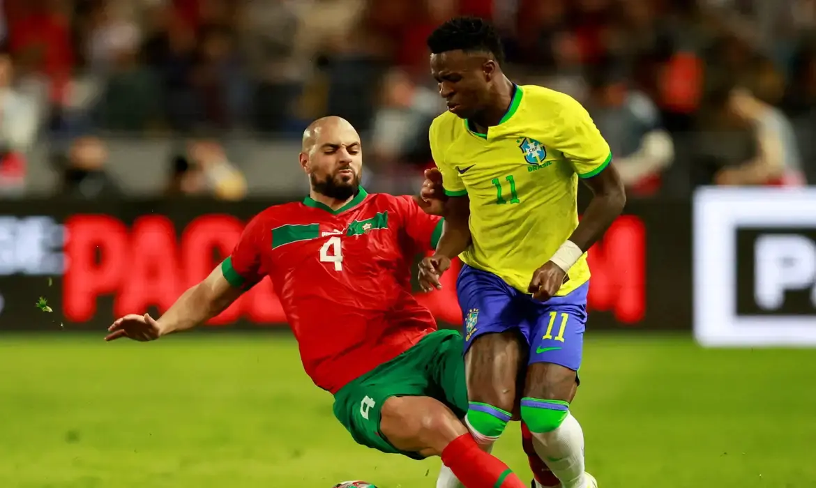 Brasil sofre com Marrocos e estreia na Copa do Mundo com empate