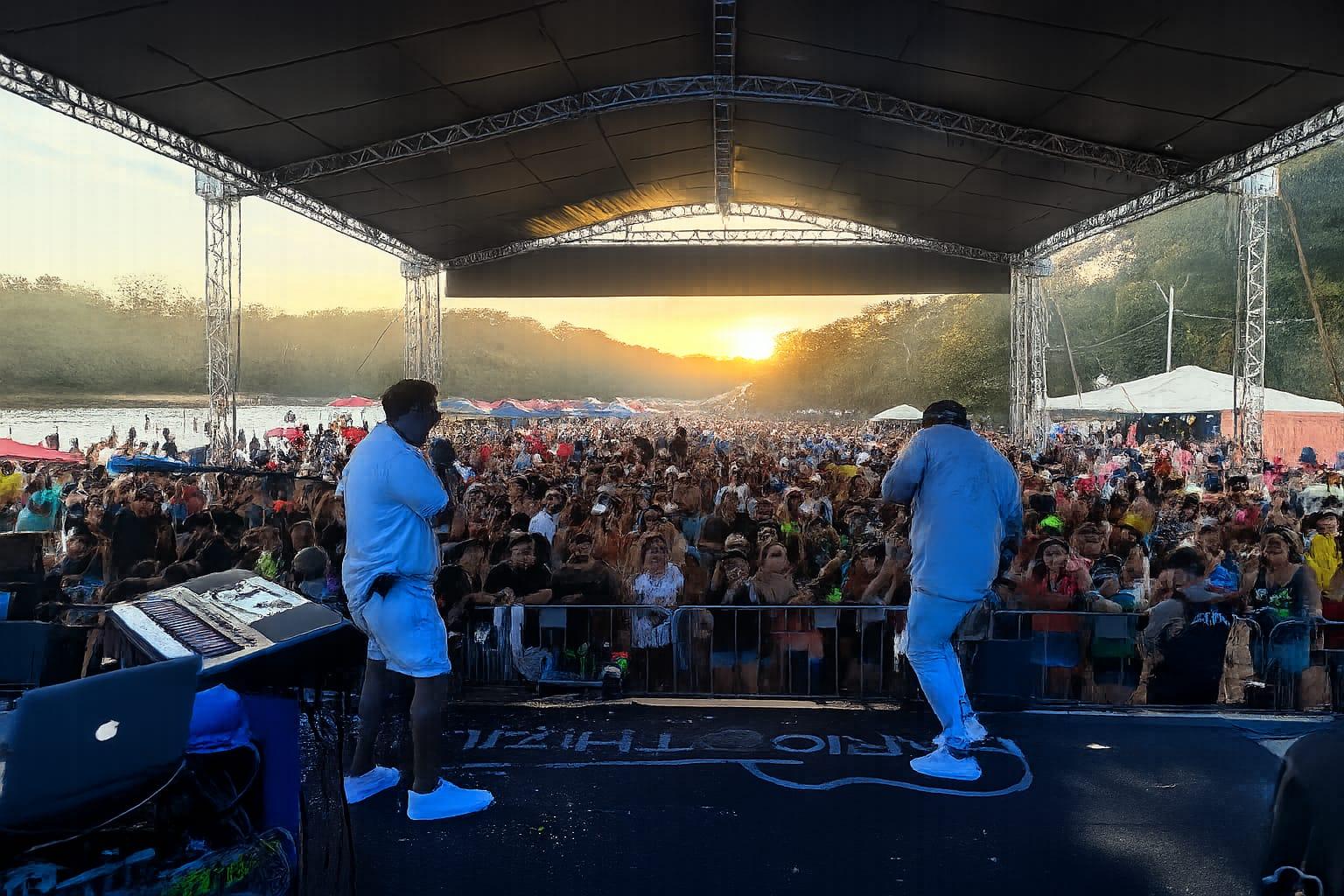 Temporada de Praia 2026 começa com grande público e movimenta a Praia do Bosque em Barra do Garças