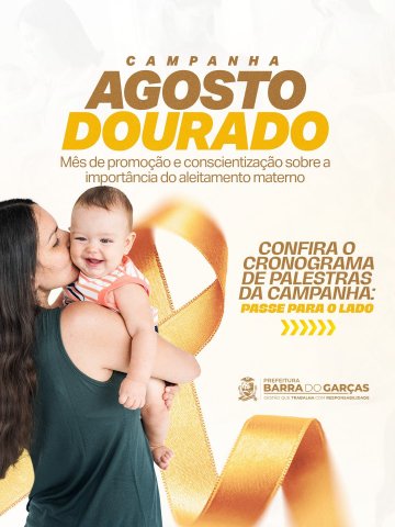Agosto Dourado: UBSs de Barra do Garças promovem rodas de conversa sobre a importância do aleitamento materno