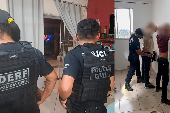 Operação prende suspeitos de roubo a família mantida refém em mata em Cuiabá