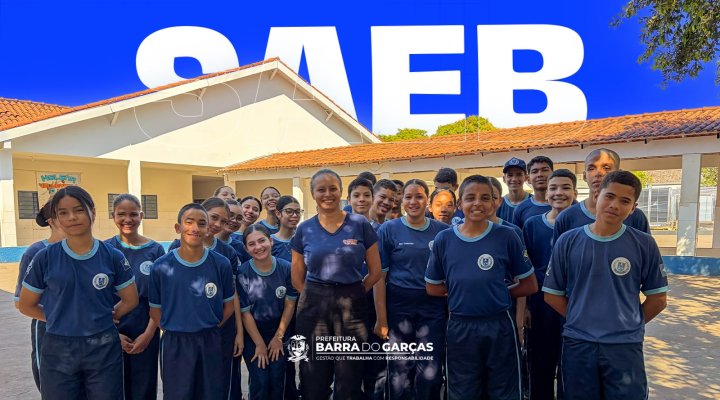 CMEB Helena Esteves conquista 2º melhor resultado de Barra do Garças nos anos finais do Saeb 2025