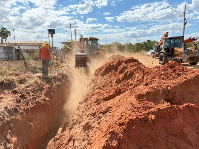 Em Barra do Garças, Prefeitura inicia obra de saneamento básico no Distrito Industrial