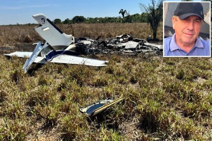 Empresário do RS é identificado entre mortos em queda de avião no interior de Água Boa