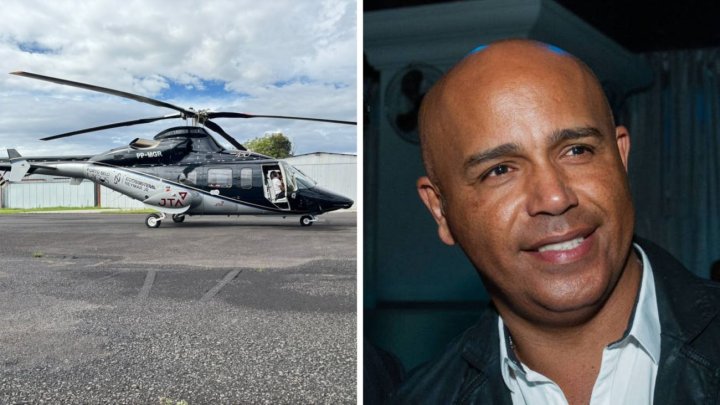 Rick estava no helicóptero da empresa de Neymar em SC